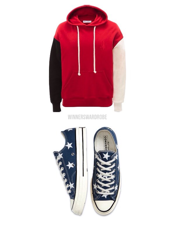 WINNERsWardrobe's tweet photo. 110321 - YOON
- Inside Out Sleeve Hoodie by JW Anderson, $328
- Chuck Taylor All Star 70 Archive Print Low Navy sneakers by Converse, €70.22
📸: @official_yoon_ 

#yoon #KangSeungYoon #winner #ksy #jwanderson #converse #hoodie #sneakers #fashion #mensfashion https://t.co/AYfVTNwiIB