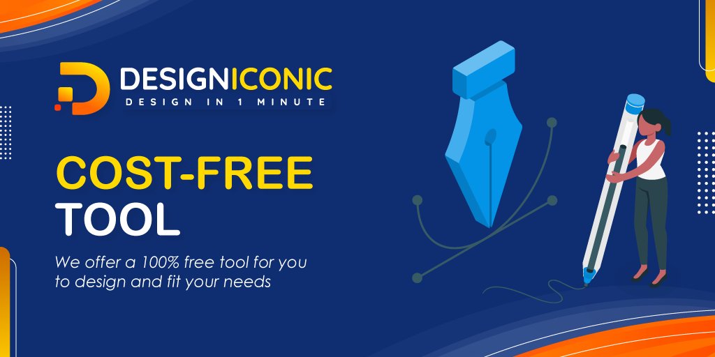 design_iconic's tweet image. We offer a 100% free tool for you to design and fit your needs.
Visit now: designiconic.com
#designiconic #Designpost #designlogo #illustrate