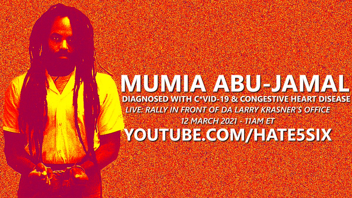 Was the hardcore/punk BLM merch craze of 2020 fueled by inter band rivalry/woke points FOMO? Use your fucking platform or stay quiet while PA tries to get away w/executing Mumia, a Black radical by medical neglect. Choice is yours.

RT Streaming ~11AM ET: youtube.com/watch?v=9Xp3Ps…