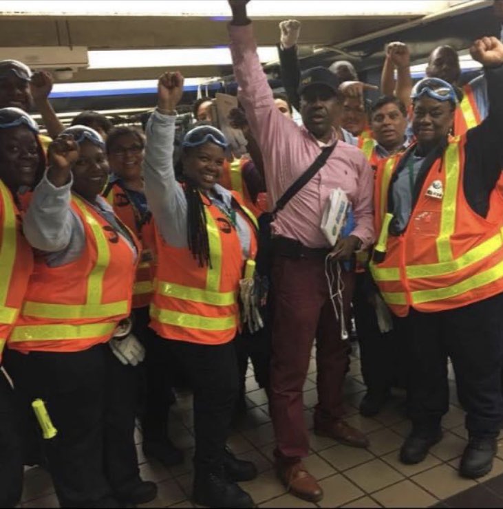 StationsStrong's tweet photo. @TWULocal100 @MTA @CentralLaborNYC @NYCTBus @NYCTSubway @NYSAFLCIO @TWULocal100 MR President, Tony Utano. You’ve stood up again!    Wage Freeze..NOT! The deserving approve...#UnionStrong https://t.co/Ja3B2u8U92