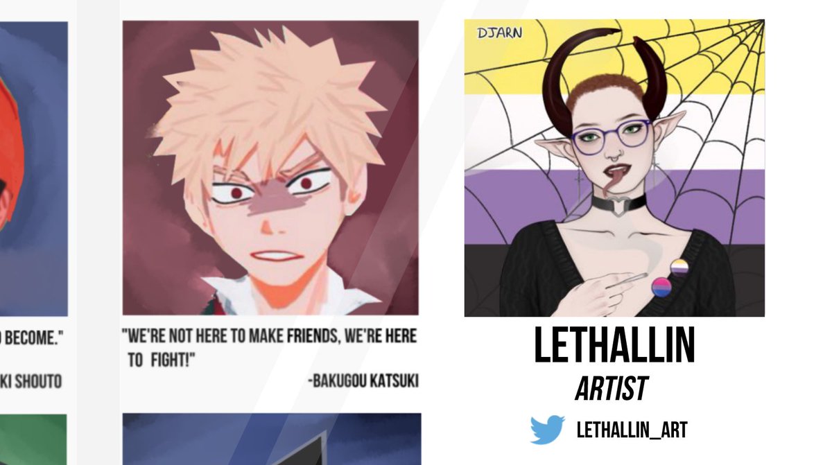 ClassClownZine's tweet photo. 🎊 We are super excited to feature Lethallin's (@Lethallin_art) incredible work in our zine! 🎊

Be sure to support them on social media and check out their work when the zine (@ClassClownZine) comes out!

It is so delightful and hilarious! 🥳 https://t.co/8ei2rY3fVO