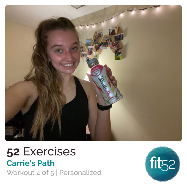 natalieseay15's tweet photo. Legs &amp; abs night with my favorite flavor of ⁦@DrinkBODYARMOR⁩ ! ⁦@fit52⁩ #fit52 ⁦@CALIAbyCarrie⁩ #CALIAbyCarrie #ChooseYou ⁦@carrieunderwood⁩ #carrieunderwood #commit2fit52 #commit2fitchallenge https://t.co/R0qGJ1zmMg
