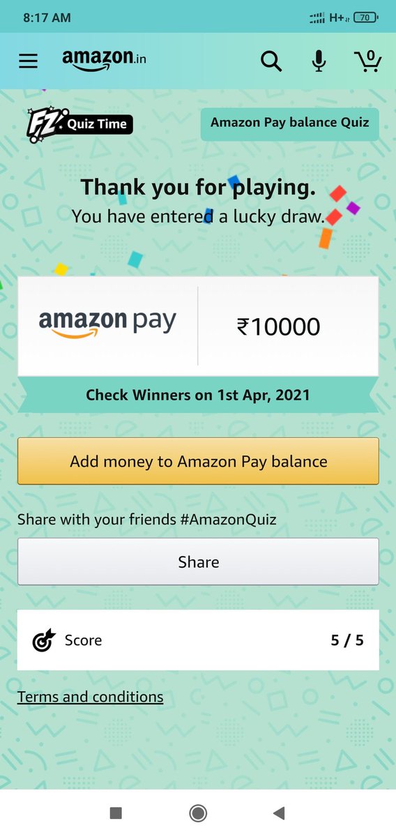 AliAsgar2039's tweet photo. #AmazonQuizAmazonQuiz
#AmazonPayBalance
@amazon
@amazonIN
@AliAsgar2039 https://t.co/GC8GRWsbpO