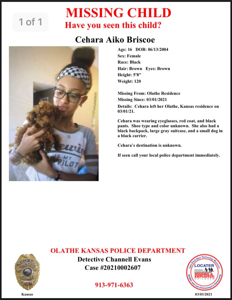 DrMoore_DevPedi's tweet photo. My daughter is a minor missing child. We now know the name of the male, Christian Prince—18 yo. Please help me find her. https://t.co/mpefNH1vto
