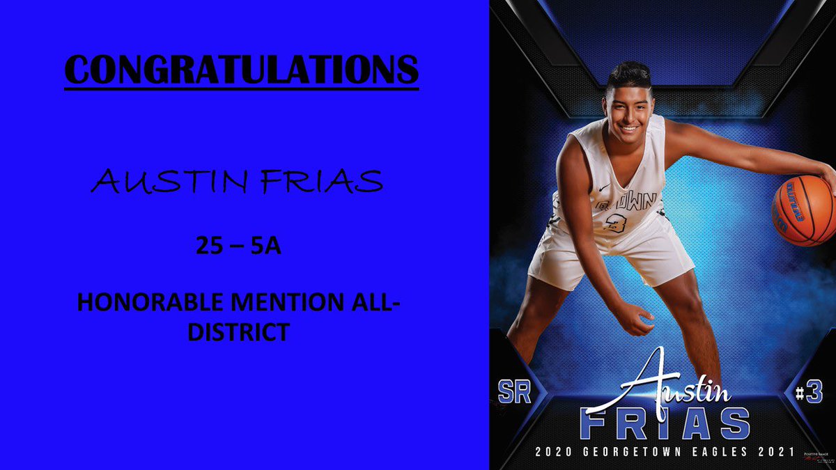 GTEaglesBBall's tweet photo. What a GREAT season and career @austinfrias2 has had! 
Congratulations, well deserved!!!

#OnePercent @Mr_B_Johnson @AthleticsGISD @atx_hoops @hoopinsider https://t.co/INo54tf6Vf