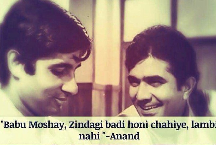 CineRanker's tweet image. #BRUpdate #50YearsOfAnand

One of Indian Cinema's Finest Moments - First SuperStar w/an Upcoming Legend starring in a beautifully written movie with great songs &amp;amp; immortal dialogues!

A Timeless Masterpiece!

#Anand #RajeshKhanna #AmitabhBachchan #Babumoshai #Bollywood