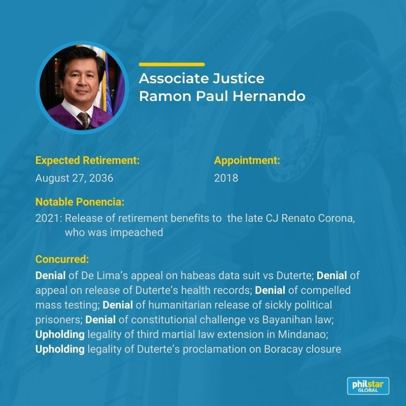 justice ramon paul hernando