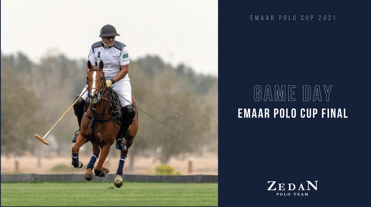 zedanpolo's tweet photo. #ZedanPolo 🇸🇦🐴 represented by #HRHPrinceSultanAlFaisal will face #UAEPolo today in the #EMAARPoloCup 🏆 final❗️Game starts at 4pm (UAE time)at #DubaiPoloandEquestrianClub ��Watch live on @Pololine (https://t.co/y5mvrrUwZe) https://t.co/HMjvKswSvB