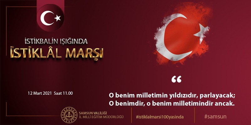 #istiklalmarsi100yasinda #samsun   <a href="/ziyaselcuk/">Ziya Selçuk</a> <a href="/zulkifdagli/">Doç. Dr. Zülkif Dağlı</a> <a href="/CoskunESEN57/">Coşkun ESEN</a> @mustafademirbsb <a href="/samsunmem/">Samsun İl Milli Eğitim Müdürlüğü</a> <a href="/ozerersoy1/">özerersoy</a> @m_aydin72