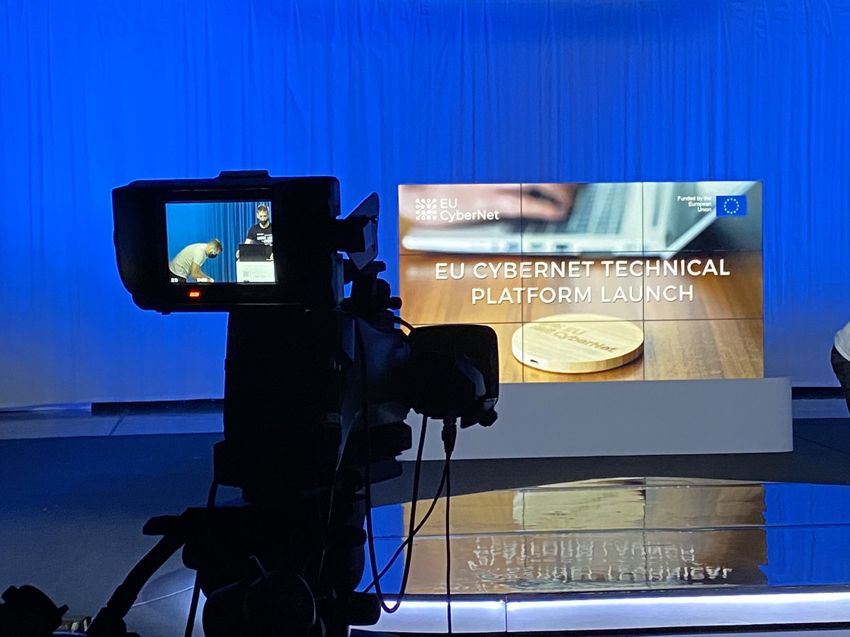 kristopollu's tweet photo. Less than an hour to go.... launch of @eucybernet technical platform https://t.co/PMKkMTxhZt