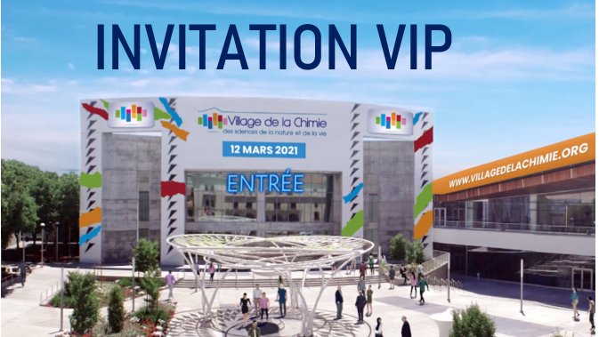 INVITATION : VISITEZ LE VILLAGE DE LA CHIMIE !

Rdv sur villagedelachimie.org de 9h à 17h aujourd'hui et demain !

#chimie #entreprises #alternance

@BASF_FR <a href="/Sdis77/">Sapeurs-Pompiers 77</a> <a href="/GroupeRocher/">Groupe Rocher</a> <a href="/quad_lab/">quad-lab</a> <a href="/Medef_IDF/">MEDEF Île-de-France</a> <a href="/IDFM98FM/">IDFM Radio</a> @CalyxiaHQ @freddy_minc <a href="/Messer_France/">Messer France</a> <a href="/BerrocalFrancis/">Francis Berrocal</a>