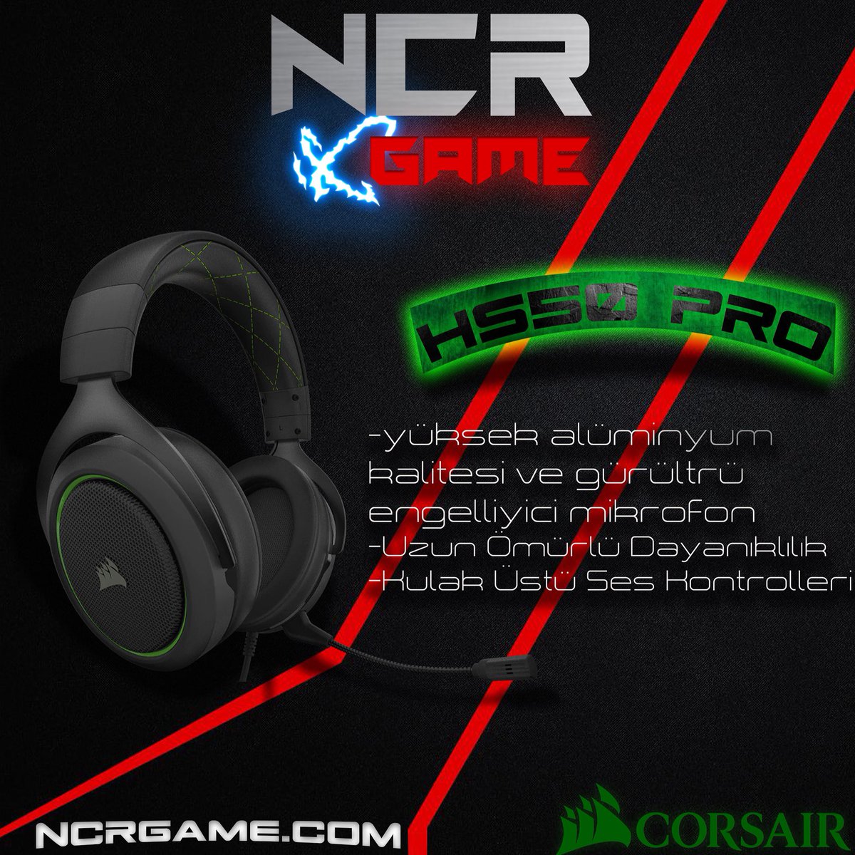 Corsair kulaklıklar ncrgame.com'da 

#gaming #pc #kulaklık #lol #fortnite #csgo #bilgisayar #ncrgame
