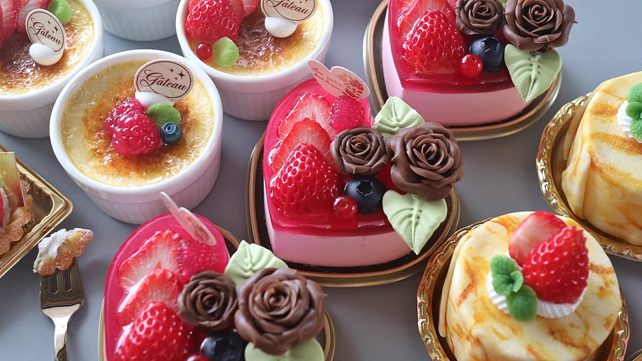 これが粘土作品？本物のケーキのような大人の粘土細工がすごすぎる！！