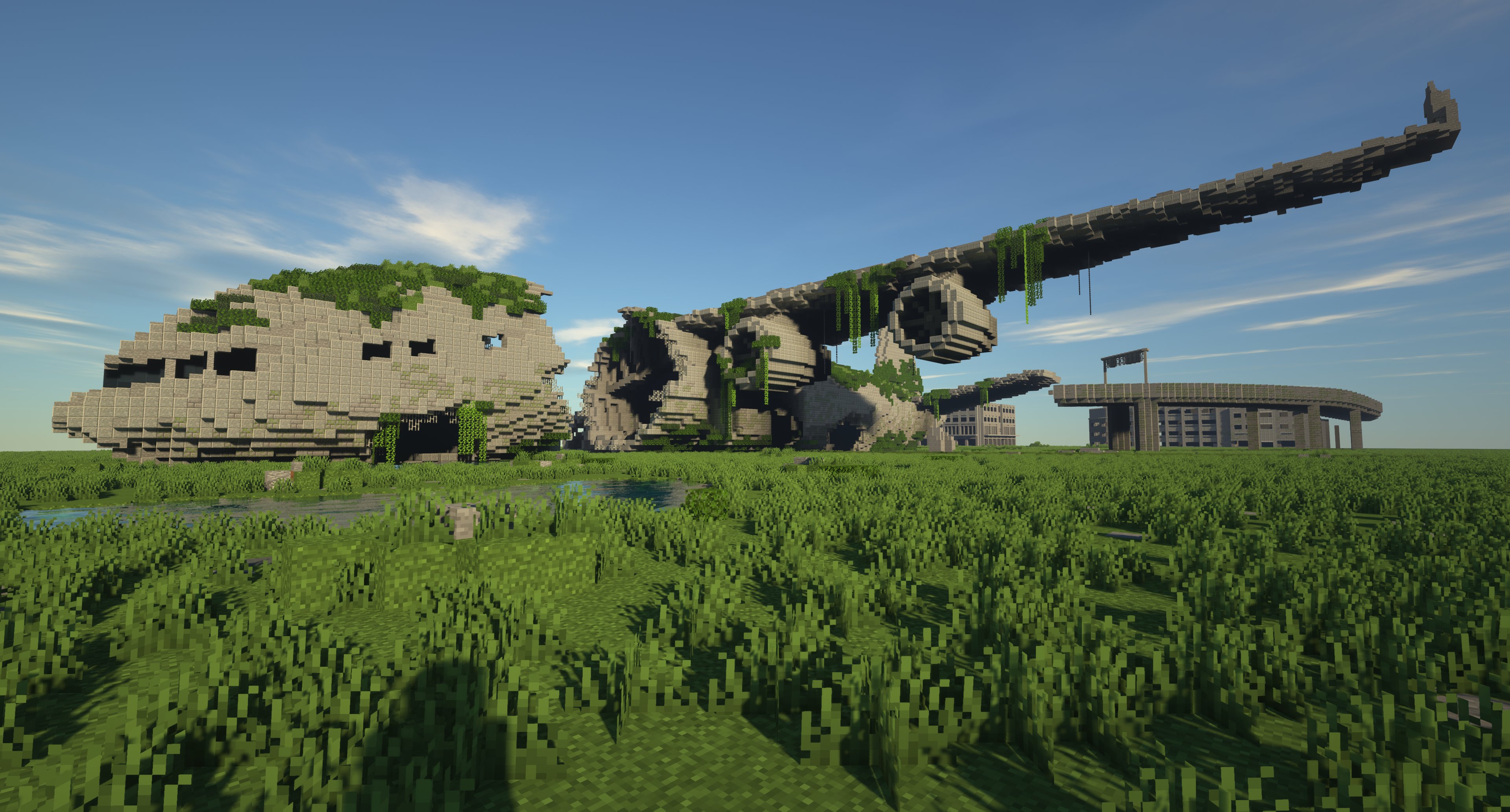 Viator マイクラで作った墜落した飛行機 Minecraft Minecraft建築コミュ T Co Vzttgethac Twitter