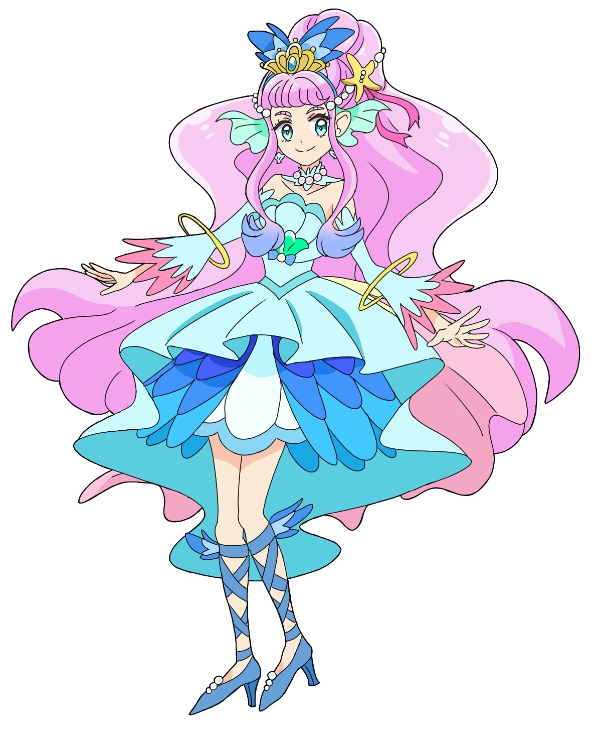 Kana Precure Fan トロピカル ジュプリキュア キュアラメール Tropicalrougeprecure キュアラメールのプリキュア姿と もしローラが人間になったらこうなる予想イラストを描いてみた ガセです T Co Rp1kwutq2d Twitter