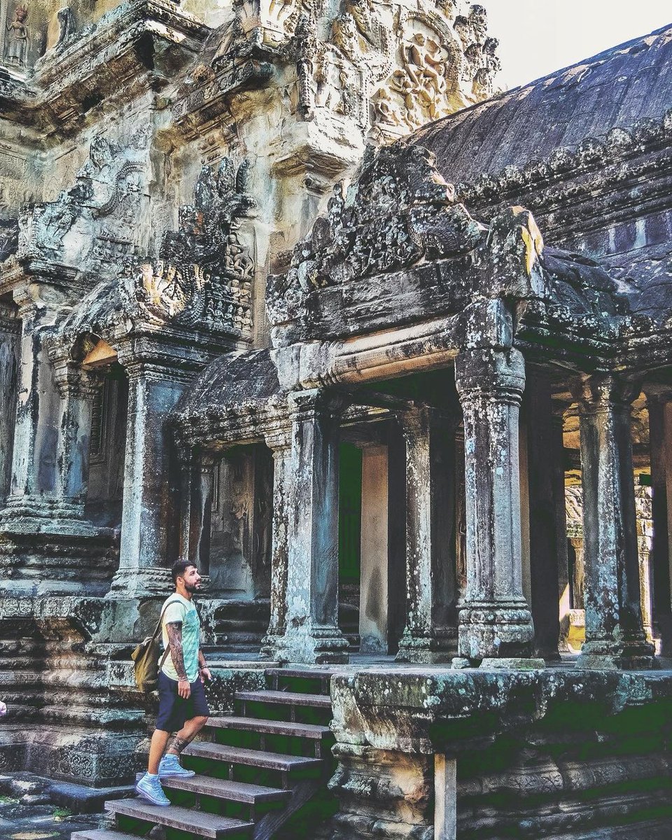 Angkor Wat is the reason why most visitors come to Cambodia. Which is your prefer way of traveling around Cambodia and the rest of SE Asia: solo, with a friend or with your partner? 💑💕⁠
.
📸 Photo by <a href="/fabypennu/">fabiano pennucci</a> (IG)
🌏 siemreap.net/visit/angkor/t…