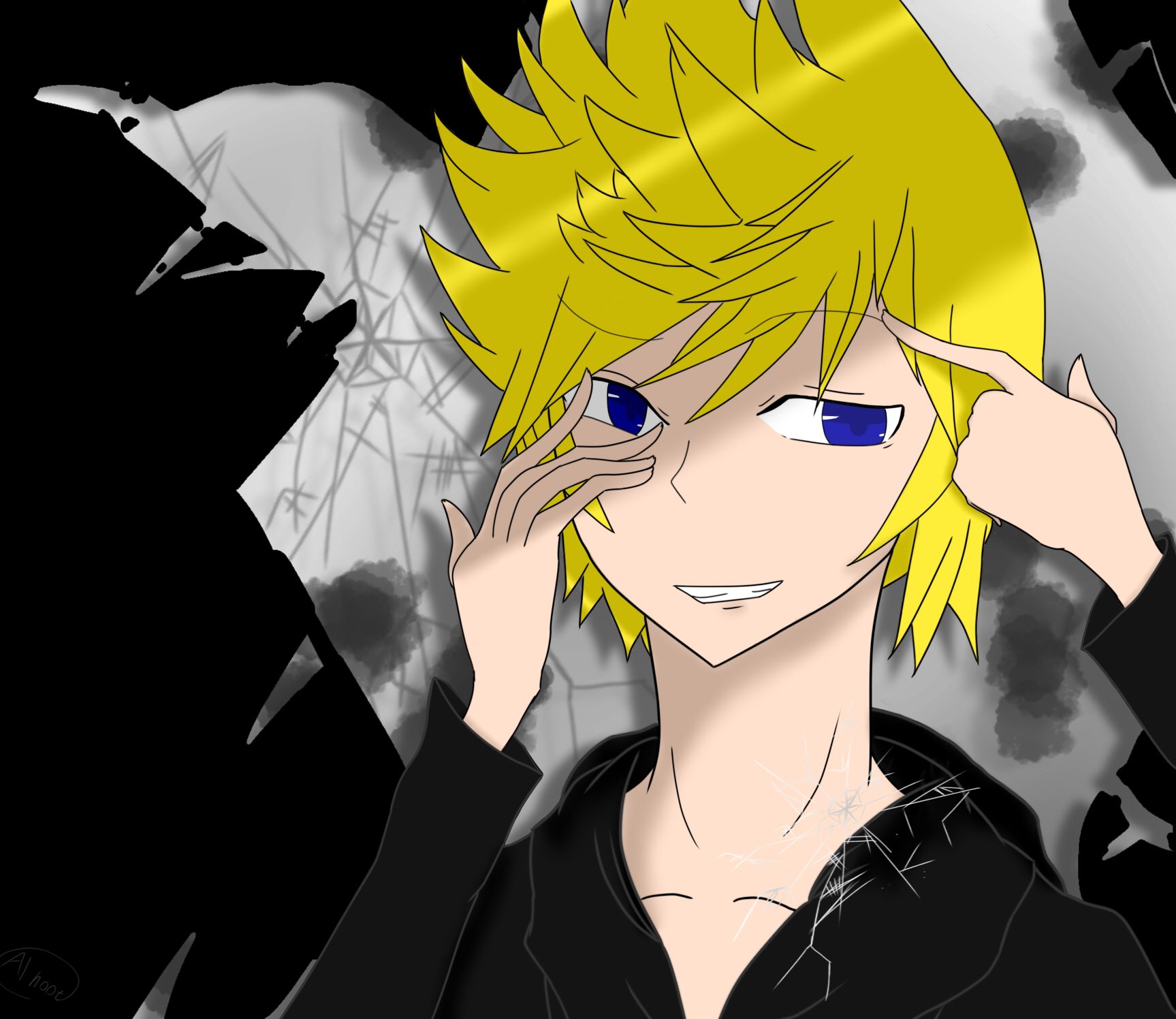 ホート 初描きロクサス キングダムハーツ イラスト ロクサス T Co 7xtgkgpp Twitter