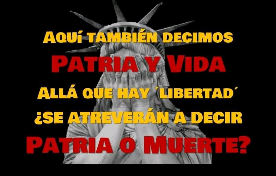 GHNordelo5's tweet photo. #CubaViva #PatriaOMuerteVenceremos #PatriaYVida https://t.co/x9g1qKXSjT
