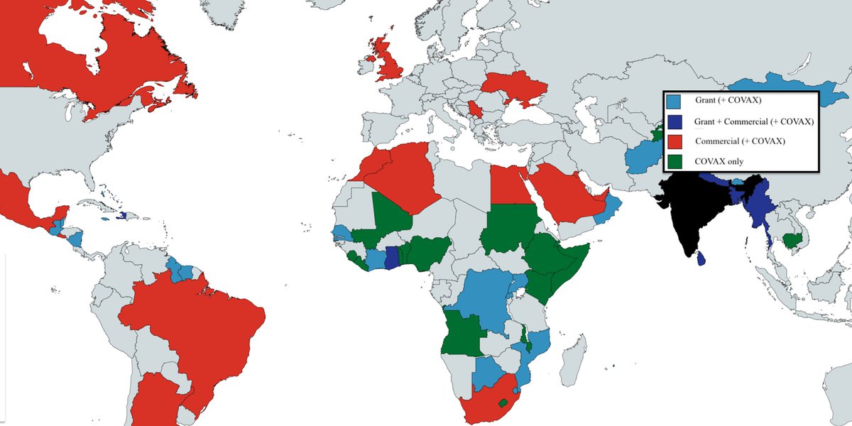 d_jaishankar's tweet photo. So far, 68 countries have received #COVID19 vaccines manufactured in India: 

- 35 as grant aid (8 million doses)
- 15 on a purely commercial basis (34 million sold total)
- 18 through COVAX only (16 million total provided)

https://t.co/NYClTYQ34I https://t.co/YjBawUSwG2