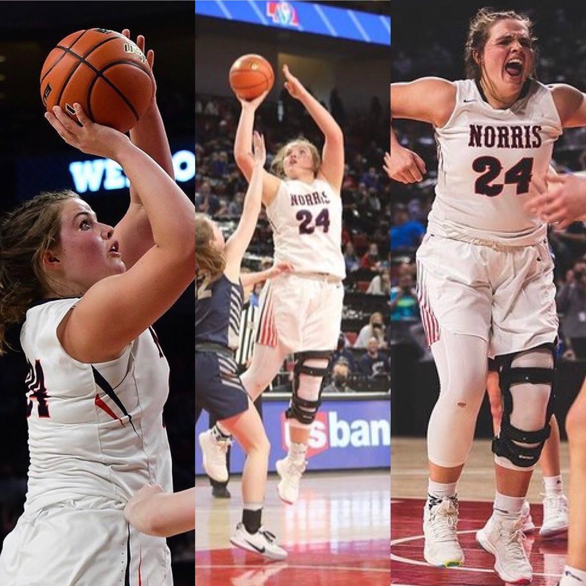 Congrats to @brianna_stai for finishing her high school career with 1004 points! Huge accomplishment persevering through adversity! Accomplished in the class B state finals! <a href="/NHS_Titans/">Norris High School</a>