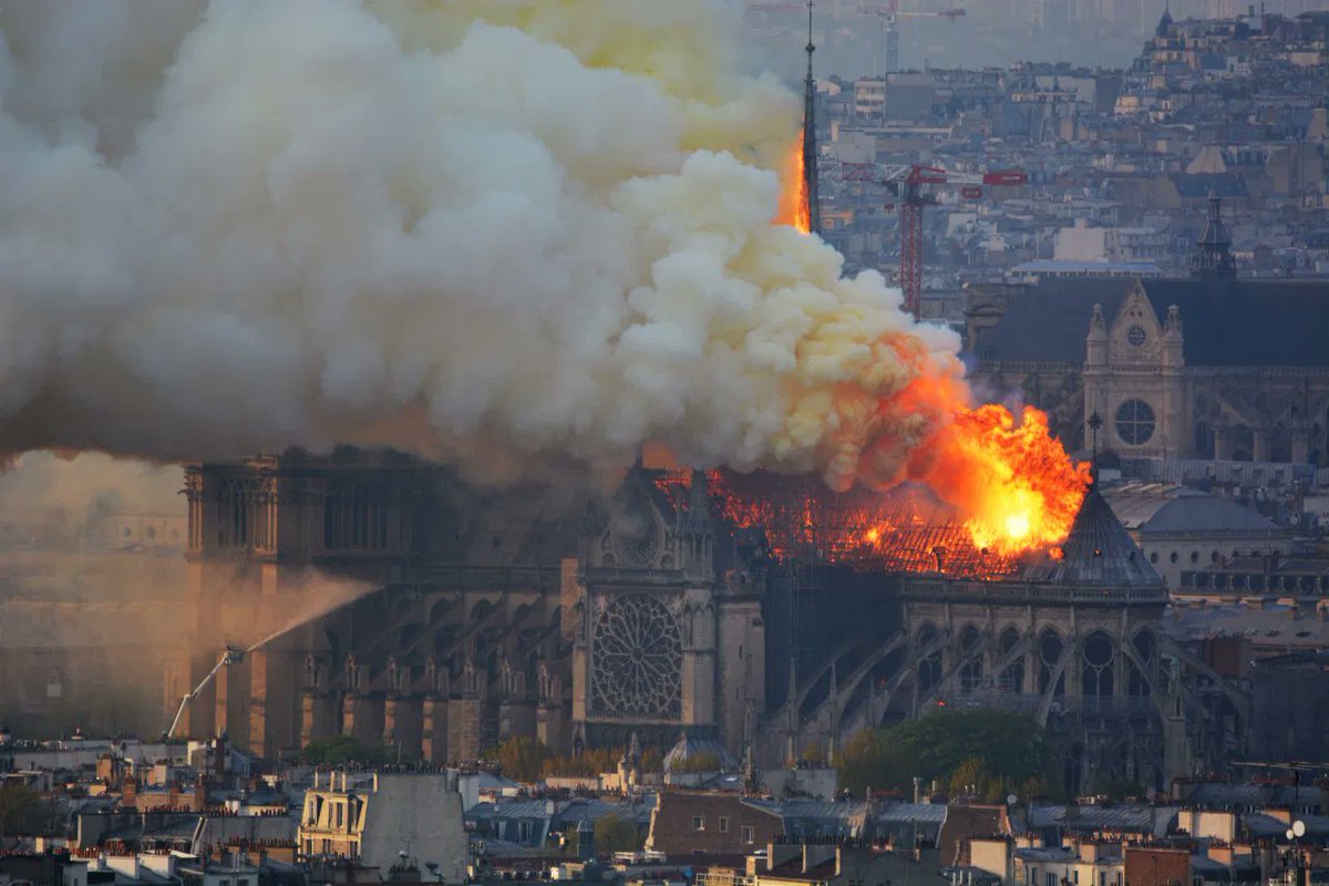 JensWieting's tweet photo. Imagine Macron would have said 'We can't rush it' when Notre Dame burned. Yet, these are the words of BC's #forest minister speaking about the last old-growth. "Huge, holy, and eternal-feeling, like a branched and needled Notre Dame" @JohnVaillant @bcpoli https://t.co/iZVUBCg6nI https://t.co/iaeutFhcKU