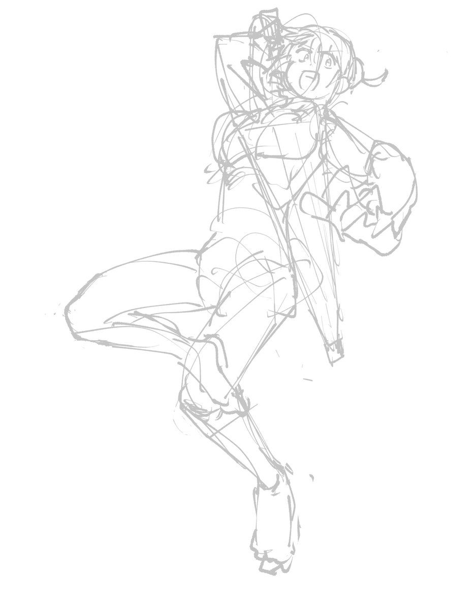 リュビさん Ryuuu Biii とラフと線画交換こしました という絵 モコ あるまかんのイラスト