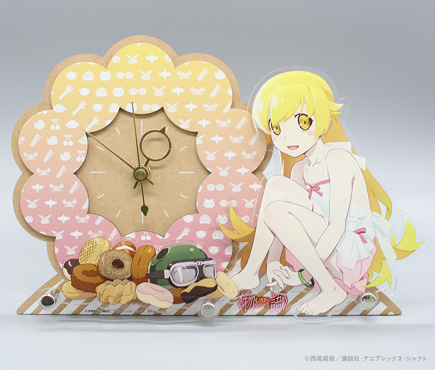 シャフトテン Pick Up アニメ 物語 シリーズ より 忍野忍 のアクリルクロックが好評販売中です イラストは キャラクターデザイン 渡辺明夫氏による シャフトテン 描き下ろし 時計 キャラクター ドーナツでそれぞれ層が分かれていますので シャフトテン Pick Up アニメ 物語 シリーズ より 忍野忍 のアクリルクロックが好評販売中です イラストは キャラクターデザイン 渡辺明夫氏による シャフトテン 描き下ろし 時計 キャラクター ドーナツでそれぞれ層が分かれていますので