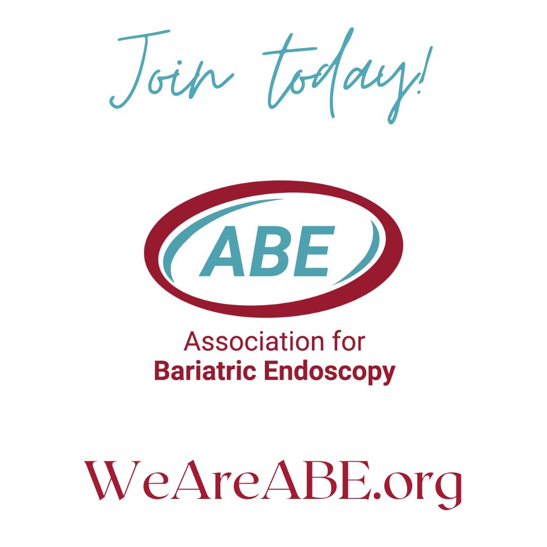 ABE members have access to the best information available from experts in this rapidly developing and growing field, including an active community for information sharing and practice support. Join today!weareabe.org/join/ #bariatricendoscopy #obesity #endoscopy #GITwitter