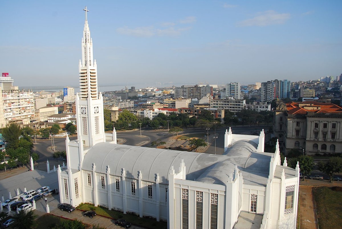 We're in Maputo and visiting the the Catedral de Nossa Senhora da Imaculada Conceição this evening, which is Portuguese (the official language of Mozambique) for the Cathedral of Our Lady of the Immaculate Conception. The building was started in 1936 and was completed in 1944.