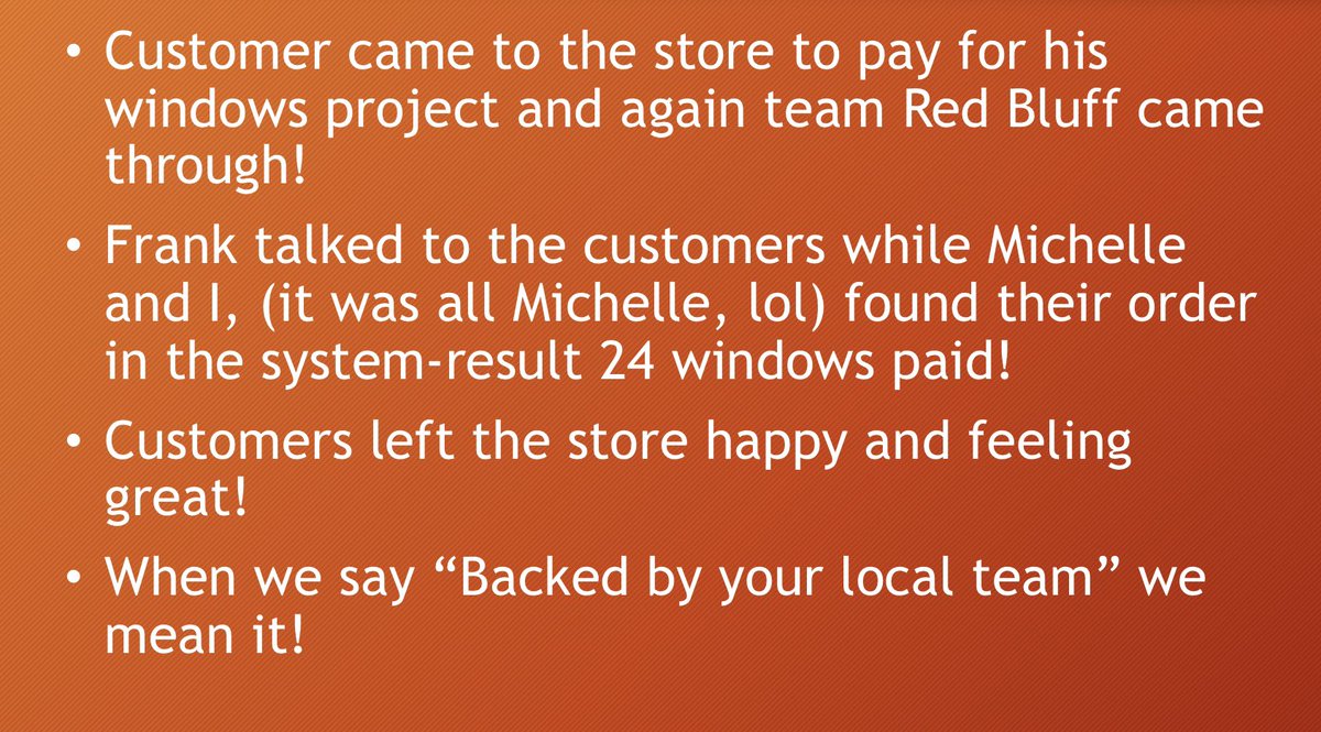 Rosanna_HDE's tweet photo. Awesome customer service 8492-Team Red Bluff!
#RedBluffRocks @Jjohnson8492 @Frank_munoz8492 @billy_boughton @TinaTod21142616 @KevinFurlongHD https://t.co/q3sAEV920Z