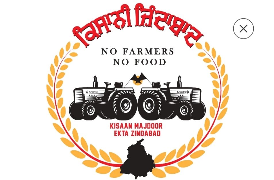 HarvinderDhal17's tweet photo. ��NO FARMER 👨‍🌾🚫 NO FOOD 🌽🍎🥕��🥔🌾🌾 ਕਿਸਾਨ ਮਜ਼ਦੂਰ ਏਕਤਾ ਜ਼ਿੰਦਾਬਾਦ 🏴 https://t.co/LyQNSXGMK6