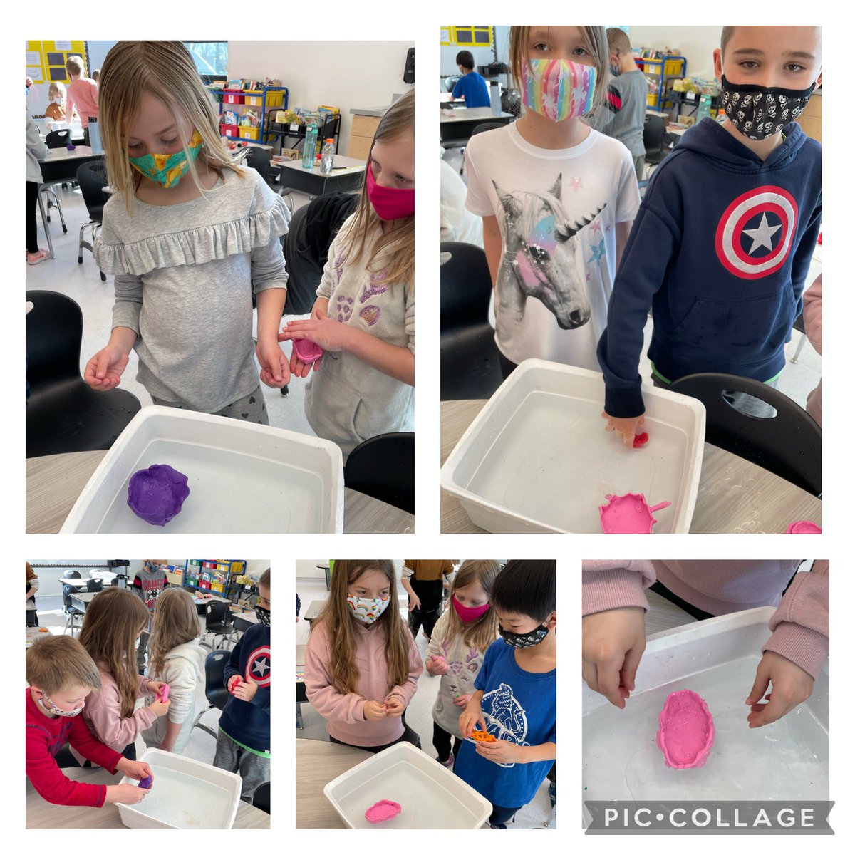 c1wujcik's tweet photo. Boat building. #maker #plastercine #perseverence #manytrials #failforward #youngscientists #growthmindset #buoyancy #modifications #edges #surfacearea #float #sink #science @HeritageHills_ #2W https://t.co/xizgHeyoNt