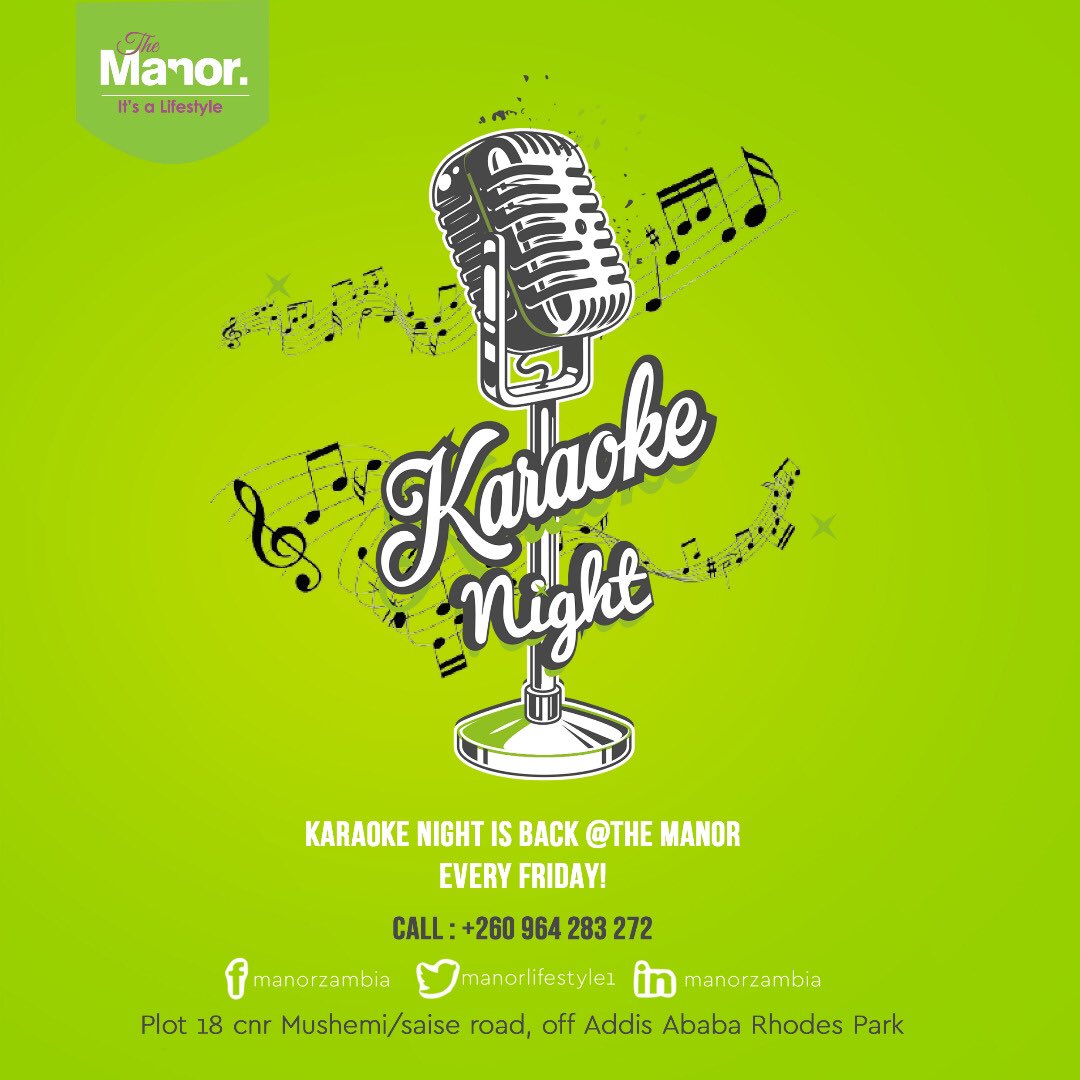rockfmzm's tweet photo. Did you know Karaoke nights are back on at The Manor !? Well now you do so why don’t you let out your inner Superstar and go have some fun. https://t.co/VsN2J9Ad25