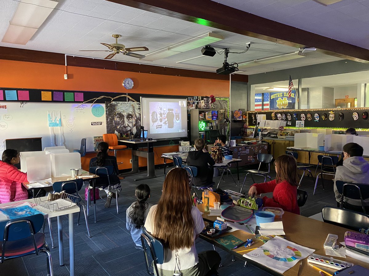 WolfeWanders's tweet image. #ExplorerClassroom @NatGeoEducation Zoom lunch with Emmy-nominated journalist, photographer, filmmaker, and conservationist from Hong Kong Laurel Chor. Ss were fascinated with her story of documenting the pro-democracy movement in China. The power of a single photo! #bsdpride