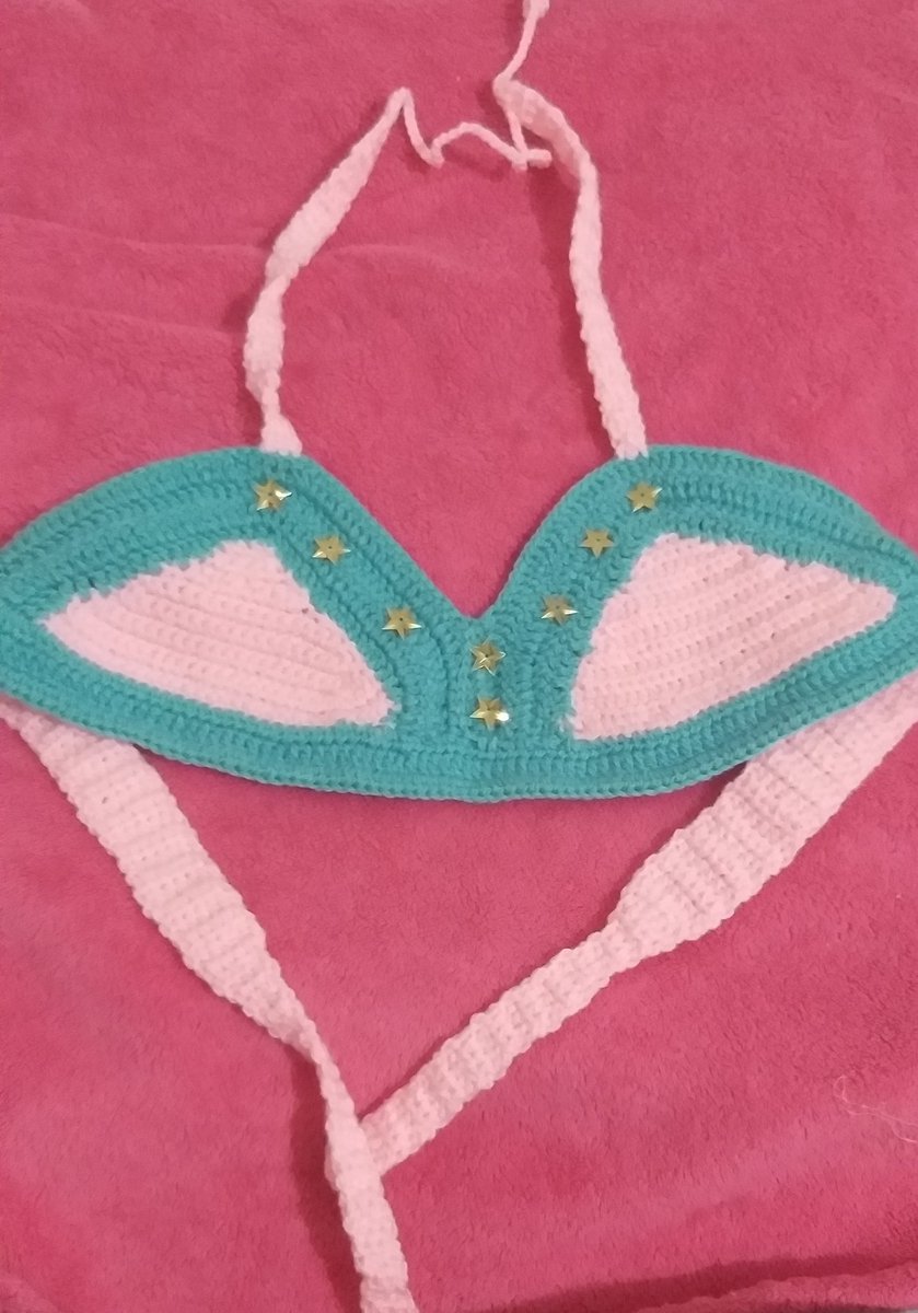 nashjava's tweet image. Made my first crochet swim wear. 🤩🤩