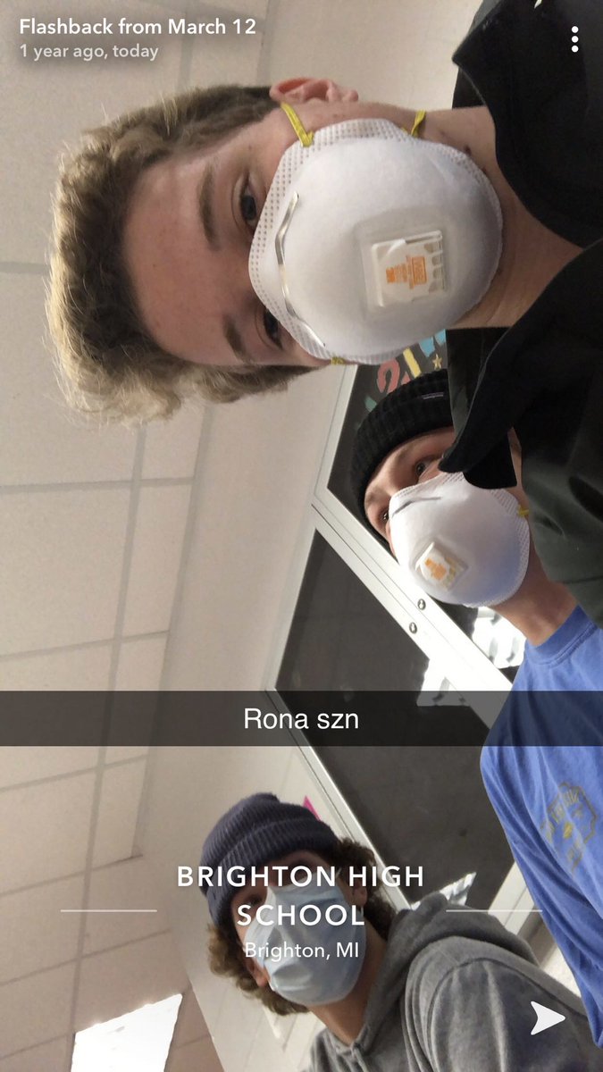 BedfordSeth's tweet photo. 1 year ago me and my friends wore a mask to school as a joke, my principal yelled at us to take them off and stop scaring people. Now everyday I get told to mask up😭 https://t.co/Z6uOsSN7Jf