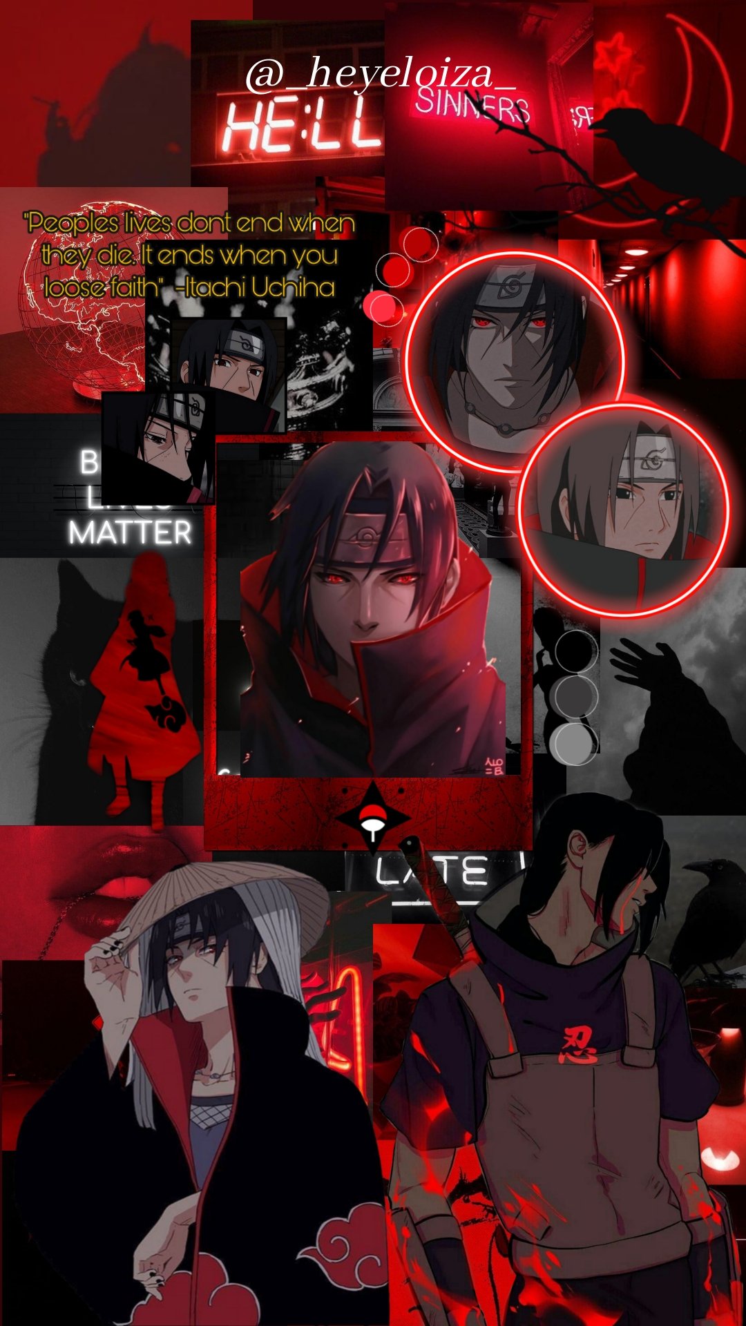 ꏏ✨̷̻ ꧑࡛ᧉ ᥣͻ࡛᥎ᧉ🌹ྀ͚ on X: Wallpaper do Itachi Uchiha Na cor: Vermelho e  Preto Feito por @_heyeloiza_ #itachi #uchiha #NARUTO #Wallpapers #AnimeArt # anime #FolloForFolloBack #Like #NarutoShippuden #otaku #red #black # wallpaper #corvo #NEON