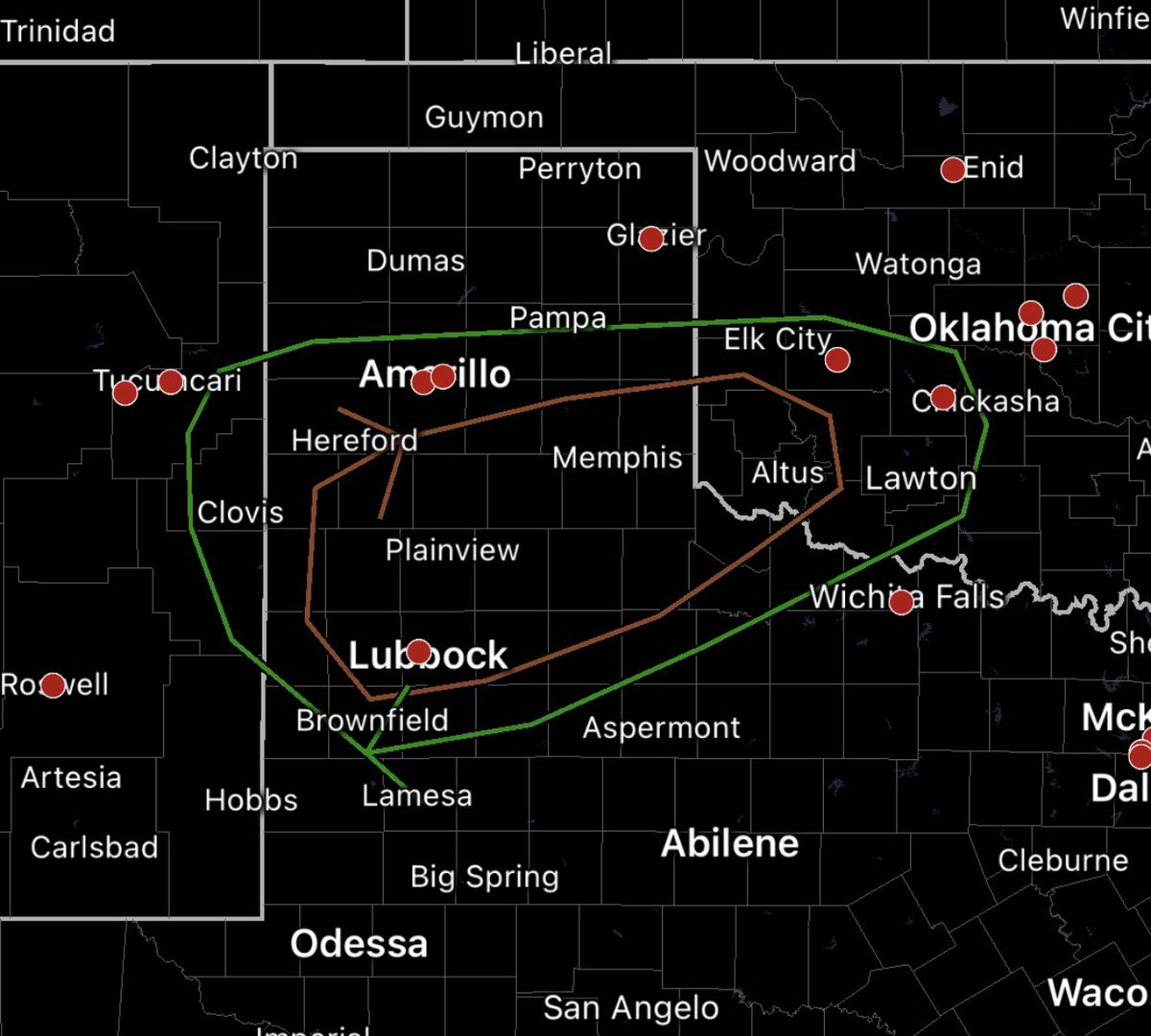 NimbusStorms's tweet photo. #GPTTC2021 will forecast Friday!
Our practice run was a good one but no tornadoes means no points!
Maybe this will produce π
#PanhandleMagic https://t.co/9MQx06dga8