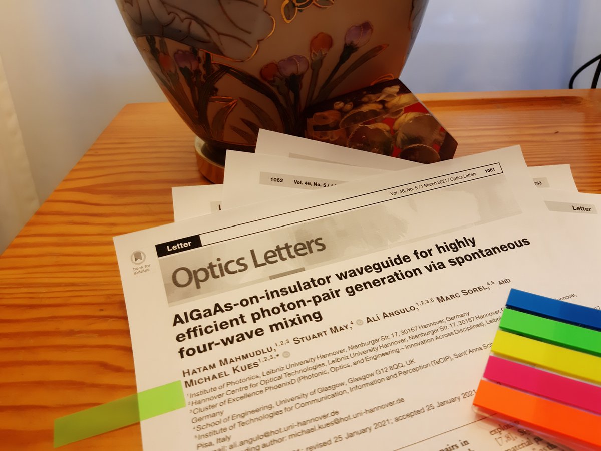 exc_phoenixd's tweet photo. Do you want to know how efficient photon-pair generation via spontaneous four-wave mixing works? Read @KuesMichael new paper in #OpticsLetters about #silicon of #nonlinear #optics @OSAPublishing: https://t.co/gH337seuus #photonics #Quantum #integratedQuantum #telecom #wavelength https://t.co/aWVFlqbIrp