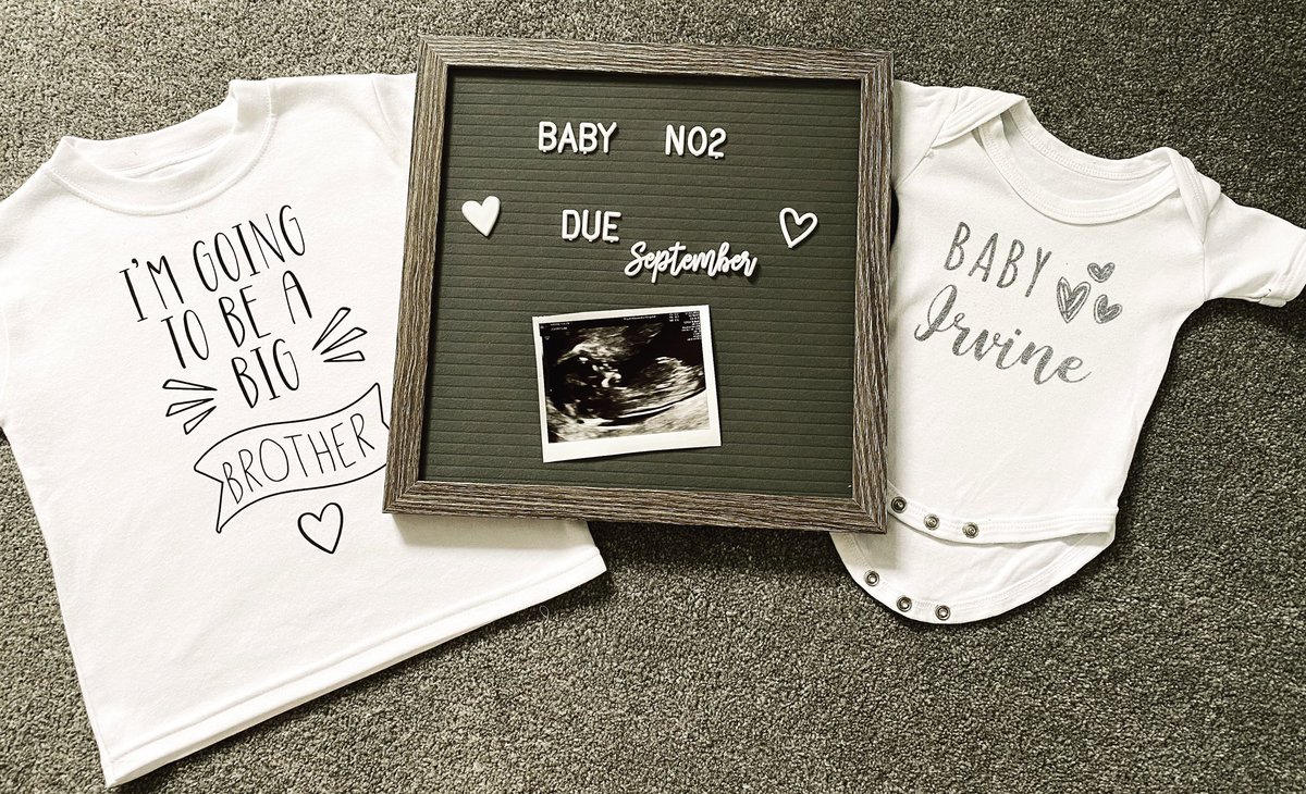 chloegrxxn's tweet image. We can’t wait to meet you baby🤍 #babyno2