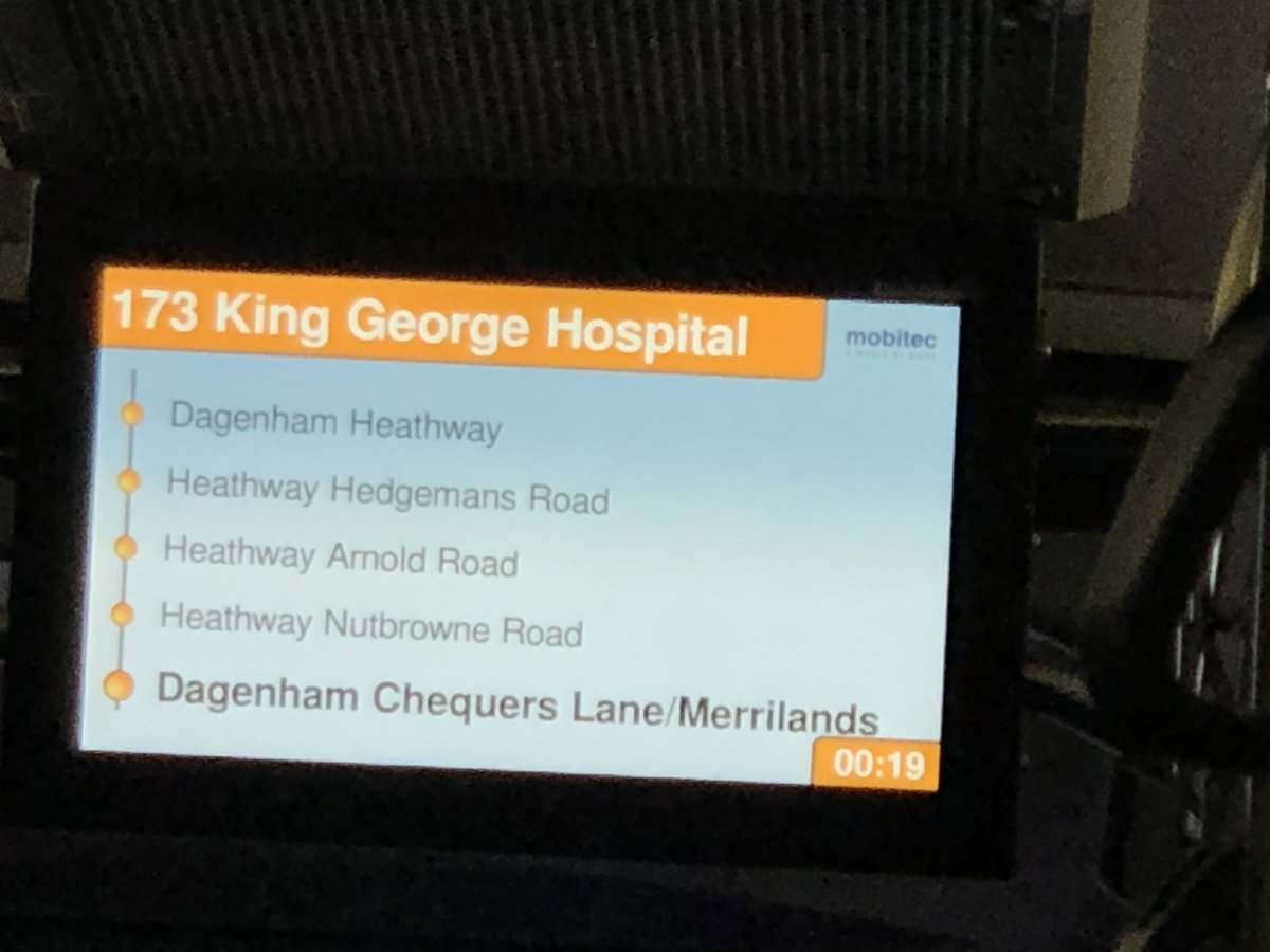 .<a href="/BusesNorth/">Buses North</a> Just got on the 194 to come home to St Ives and the indicator screen says we’re apparently headed for the north east suburbs of London. Bloody hell.... I didn’t pack snacks. 🤷🏼‍♂️