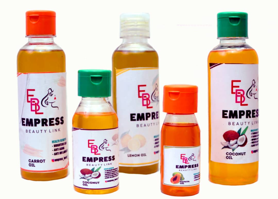 OluchiLulus's tweet photo. For a healthy living, Skin and Hair Care (Dada, Afro, Natural hair), Choose our Organic Oil today. It softens your hair,  moisturizes and enhance your skin  (for Babies, Guys, Ladies, Parents).

#organicoil 
#skinandhaircare 
#beautyskin 
#empressbeautylink https://t.co/tLgfWF2TCX