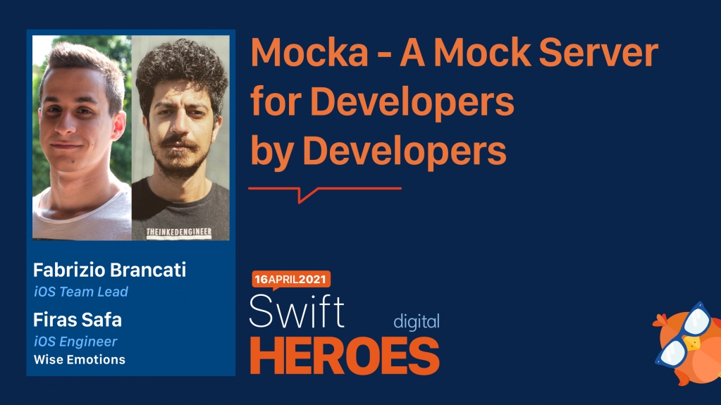 A big welcome to Fabrizio and Firas, joining us at #SwiftHeroes with "A Mock Server for Developers by Developers"
Welcome! <a href="/infinity4all/">Fabrizio Brancati</a> <a href="/inkedengineer/">TheInkedEngineer</a>

See the full agenda here: swiftheroes.com/2021/agenda/
#SwiftConnected