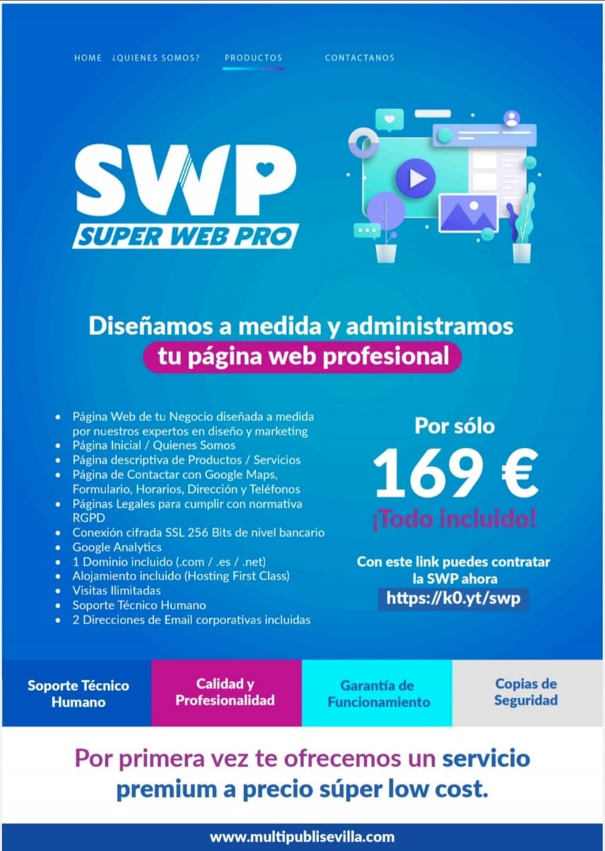 MultipubliS's tweet photo. https://t.co/vXXwkiFPFK
657078581
Especialistas en diseño web y tiendas online. https://t.co/CTbgQFRihH