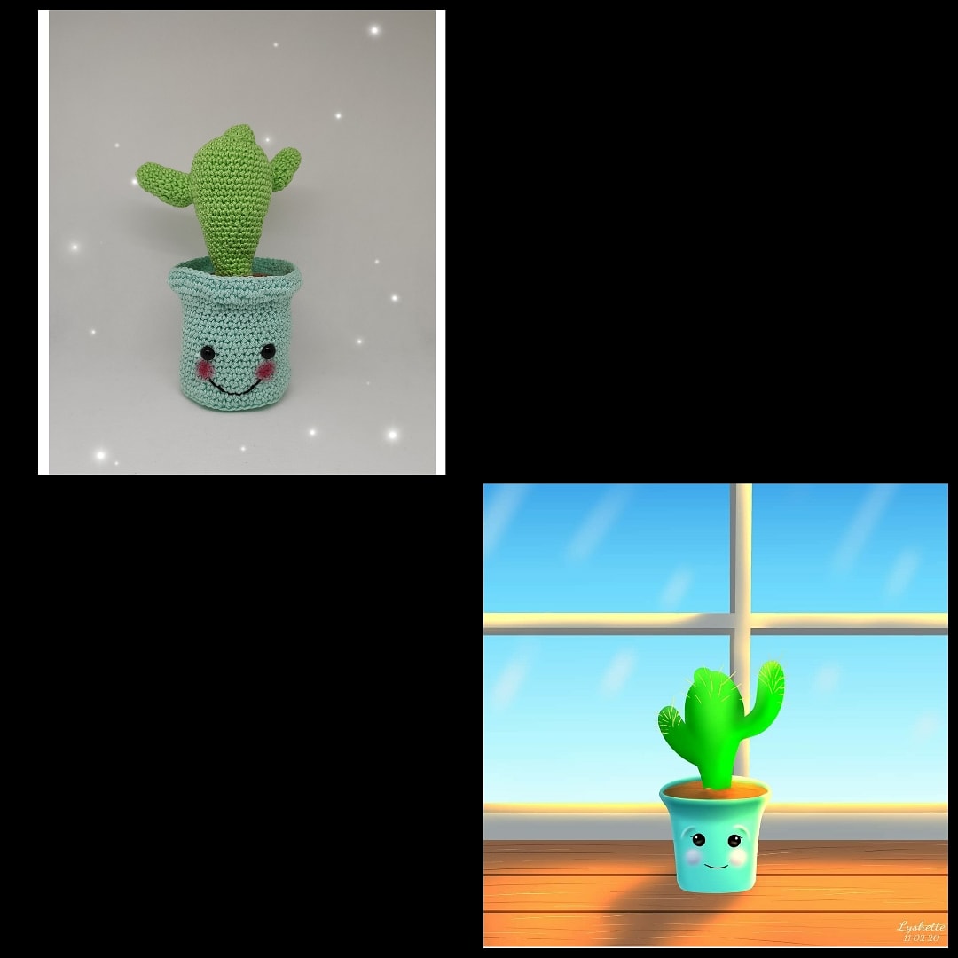 lyshette's tweet image. Hello, dernièrement, je me suis essayer a créer des petites illustration digitale et les réaliser au crochet. 
Qu'en pensez-vous ?? 
#crochet #crochetaddict #crochetpassion #yarnlove #yarnlove #digitalart #doudou #amigurumiaddict #amigurumi #amigurumicrochet #workinprogress #kid