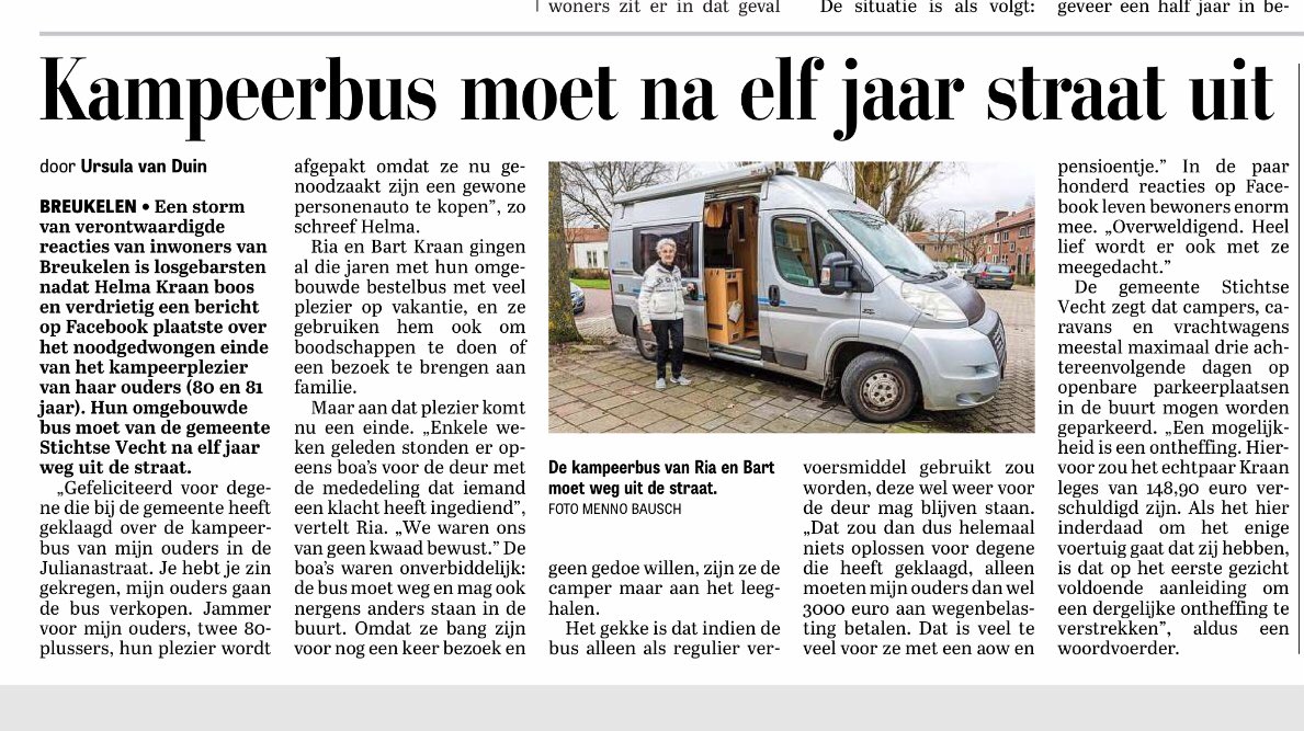 Ach die lieve oude mensjes, ze zijn zo geschrokken. Maar bij navraag lijkt er misschien toch nog een oplossing te zijn🧡. #regionieuws #StichtseVecht Vandaag in #TelegraafUtrecht.