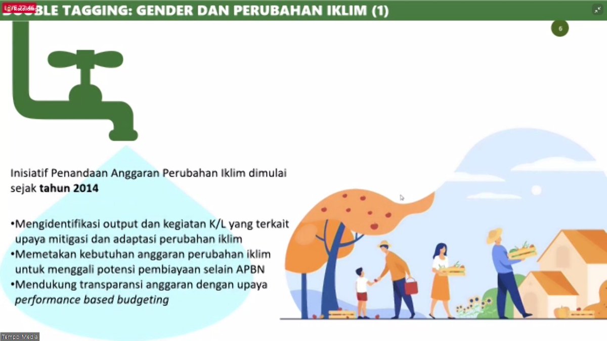 Inisiatif Penandaan Anggaran Perubahan Iklim dilakukan salah satunya yaitu untuk meningkatkan keterlibatan dan manfaat dari mitigasi perubahan #iklim bagi perempuan dan kesetaraan #gender.

<a href="/kpp_pa/">Perempuan dan Anak</a> <a href="/UNDPIndonesia/">UNDP Indonesia</a> #GenerationEquality #IWD2021 #SDGTalks