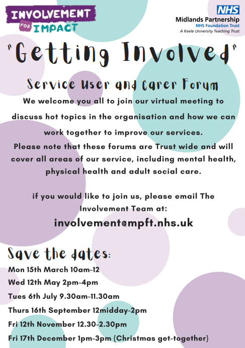 healthwatchsot's tweet photo. Could @mpftnhs's Service User and Carer Forum benefit you or a community organisation that you are involved with?

Working together to improve local services. 📌 👂 https://t.co/mxJyzvO18b
