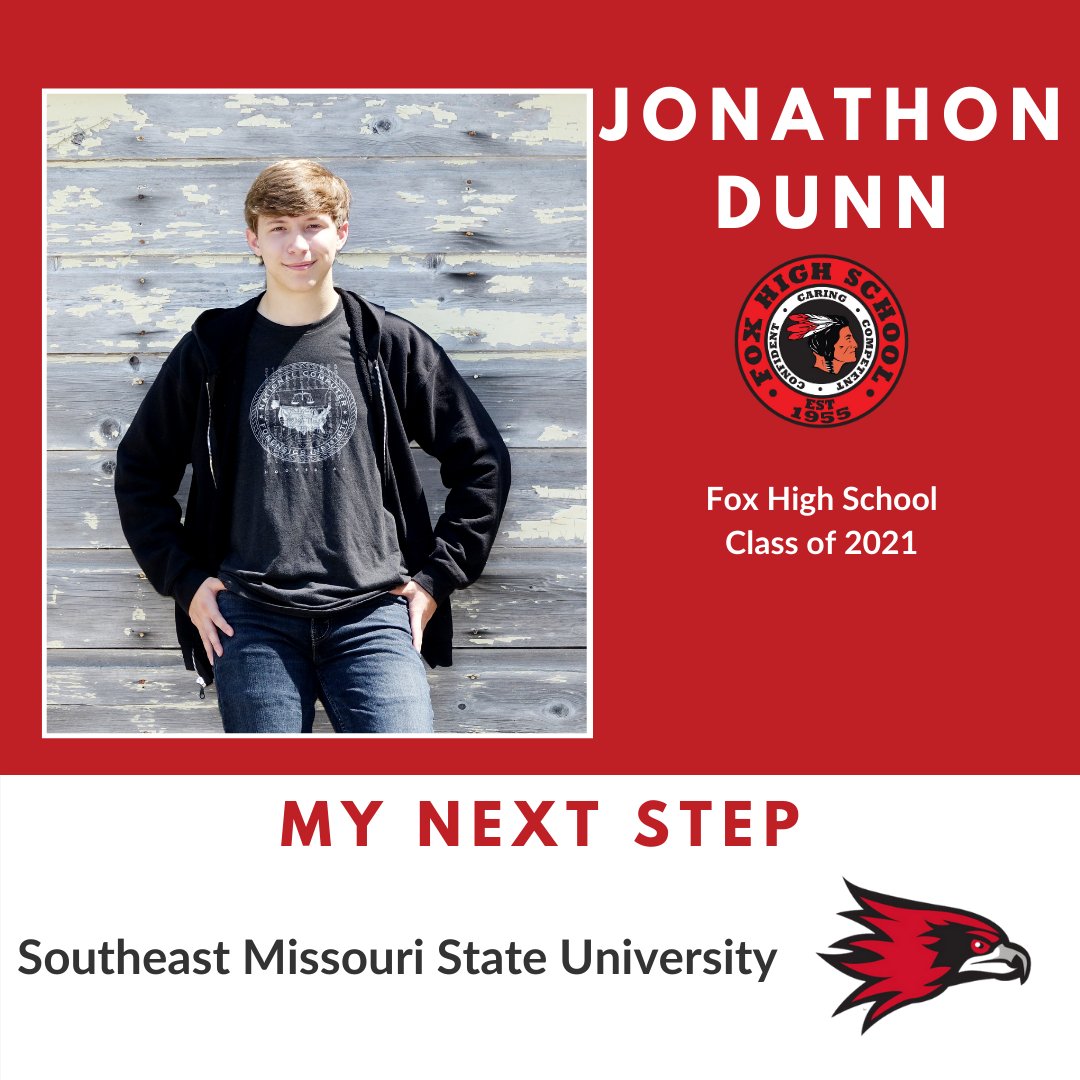 Congratulations to this week’s #FoxC6Strong Senior Spotlights!
 
<a href="/SeckmanHigh/">Seckman High School</a>: Chase Abbott &amp; Allison Hewett
<a href="/FHSWarriorPride/">Warriors</a>: Jonathon Dunn and Addison Fouts

Fox C-6 seniors who have finalized their plans, can go to bit.ly/c6-spotlight to be featured in an upcoming post!