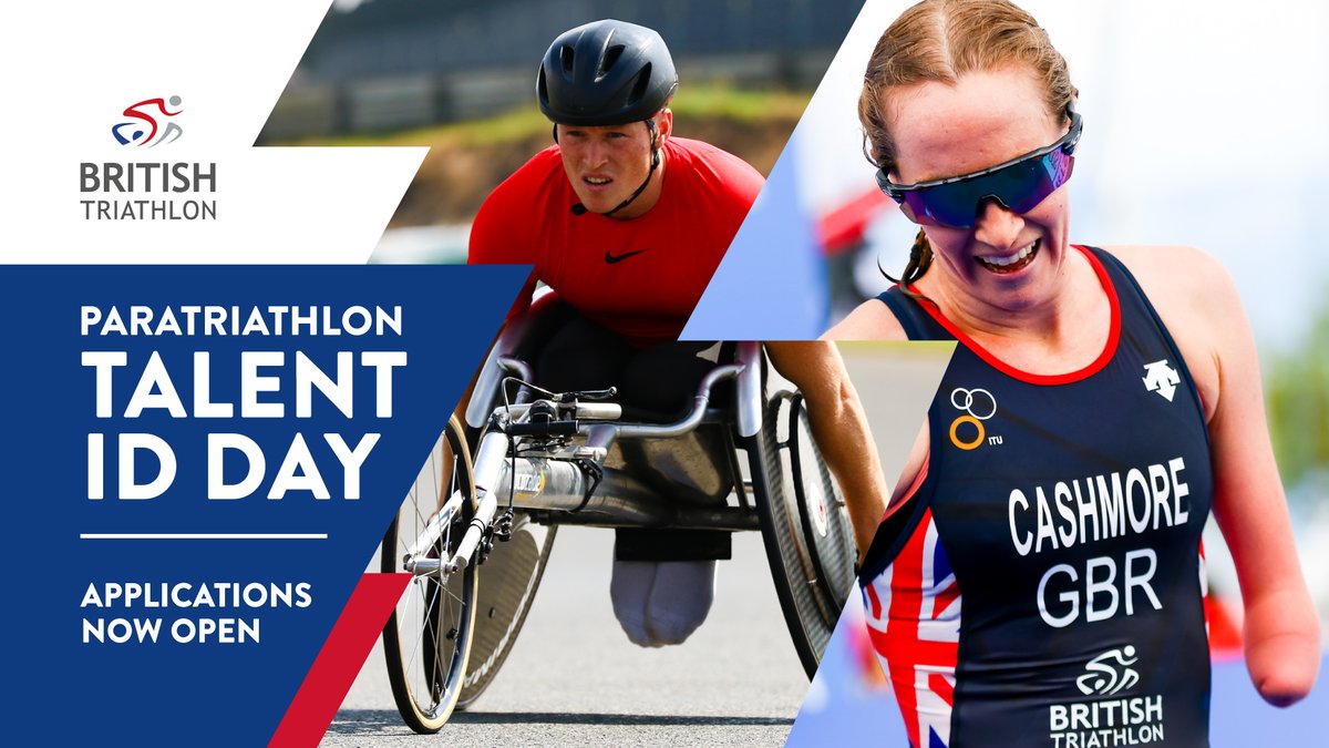 Applications are now open for our Paratriathlon Talent ID Day. All athletes with aspirations to compete at future Paralympic Games should attend as the session will provide an introduction to the #Paratriathlon Pathway.
 
Find out more and apply.
britishtriathlon.org/paratriathlont…